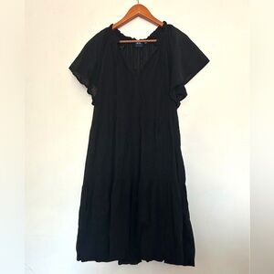 GAP split neck dress
